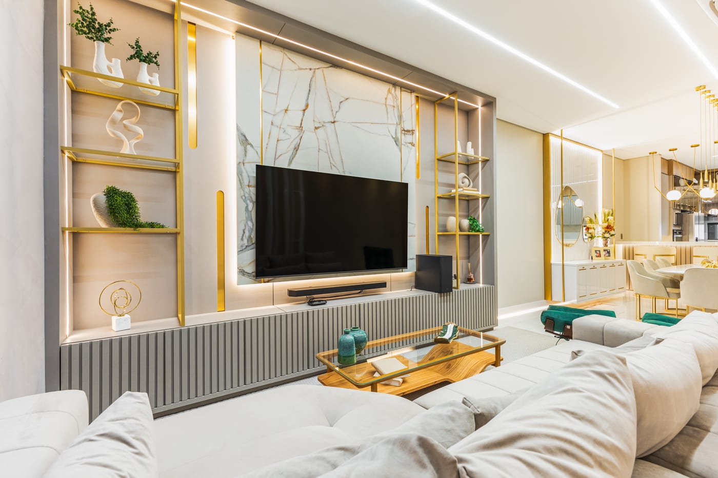 Sala de estar — Residência F&C